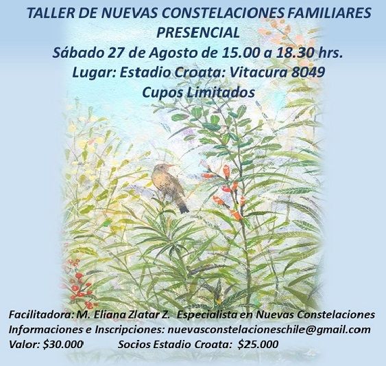 Taller Presencial Nuevas Constelaciones Familiares